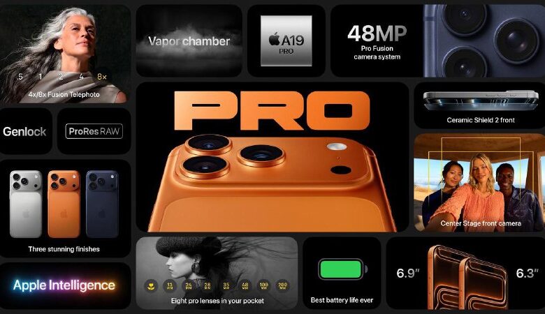 والآن عن Pro iPhone الذي يحتوي على أكبر بطارية. ايفون 17 برو. و نعم جديد…