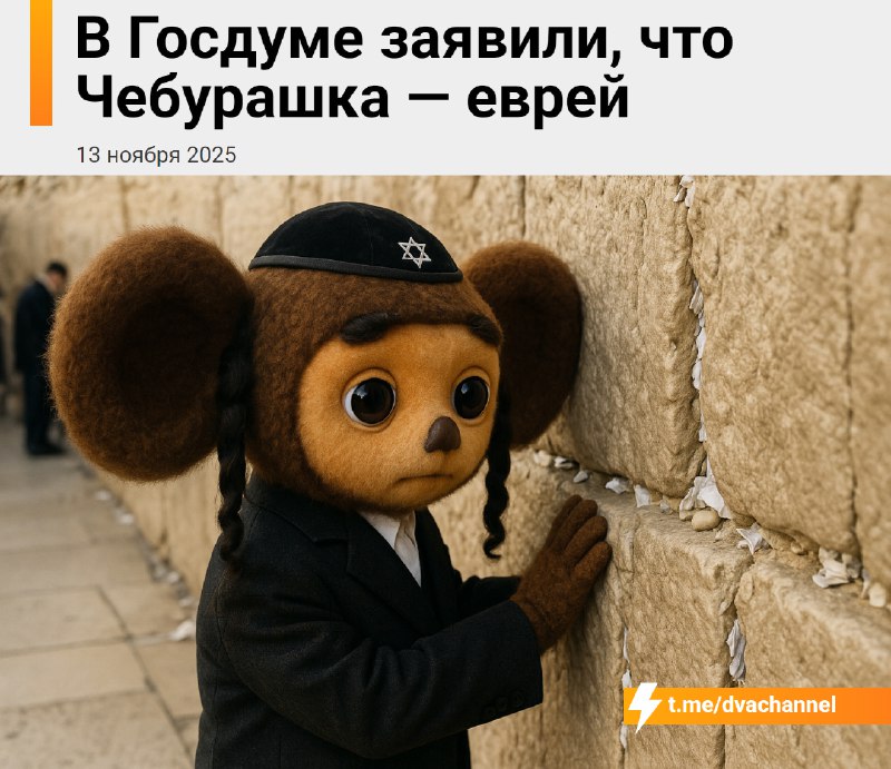 تشيبوراشكا يهودية الجنسية، كما قالوا في لجنة الدوما الحكومية المعنية بالميزانية و…