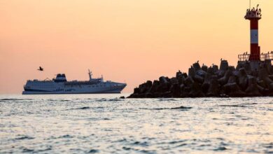 الركاب عالقون في البحر في الطريق من تركيا إلى سوتشي: على متن العبارة Seabridge، التي…
