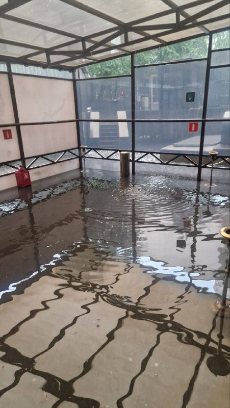 موسكو مرة أخرى تغطيها الأمطار الاستوائية: الشوارع تتحول إلى أنهار. في بافليتسك…